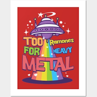 Too ramone for metal Posters and Art